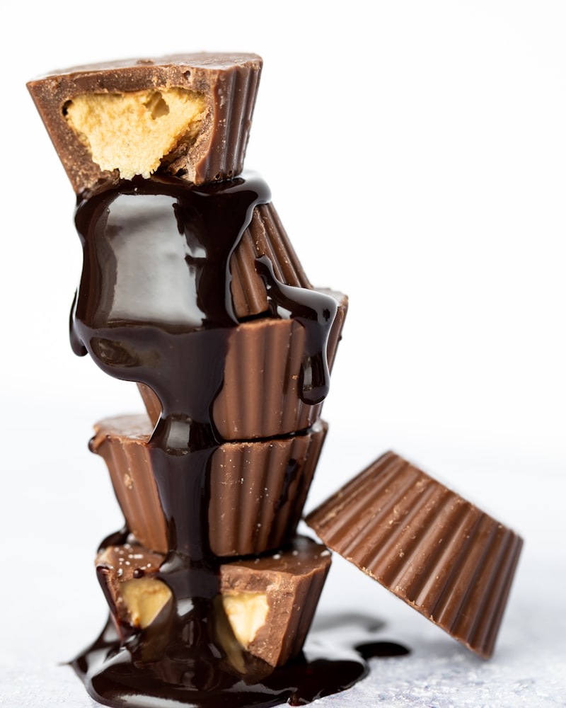 An open box of artisan truffles